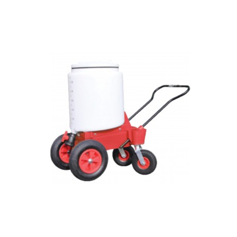Chariot Transport de Lait 110 litres - sans mixeur - 4 roues - (rouge)
