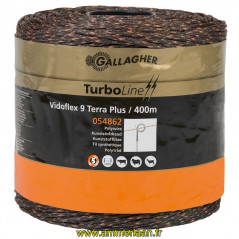 Vidoflex 9 TurboLine Plus terra 400m D'origine Gallagher Réf: 054862