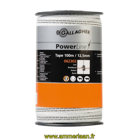 Ruban PowerLine gamme Gallagher - Ref: 062303