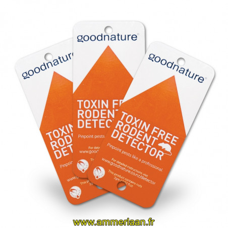 Set de cartes de détection avec substance attractive Paquet de 25 Goodnature Réf