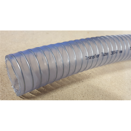 Tuyaux PVC spirale acier ø 38 x 47 mm (1m)