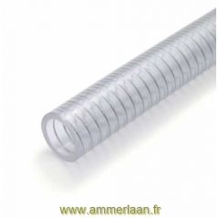 Tuyaux PVC spirale acier ø 40 x 50 mm (1m)