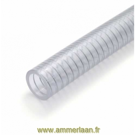 Tuyaux PVC spirale acier ø 40 x 50 mm (1m)