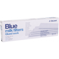 Filtre à lait 620x60 - 60 gr Bleu Coller (200x) d'origine Delaval 905777-11