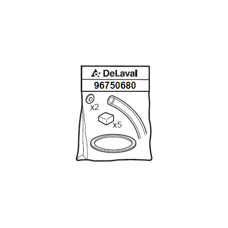 Kit d'entretien pour le graisseur 8000h ref: 967506-80 D'origine DeLaval