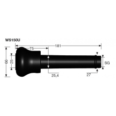 Manchon WS150U Ultraliner MilkRite Westfalia-Surge 7021-2725-150 (4x)
