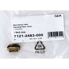 Pièce de serrage complète - V. D  2,5 mm d'origine Gea - 7121-2483-000