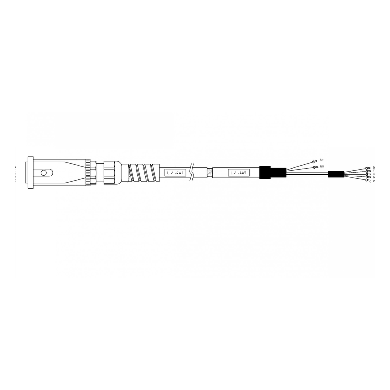 Cable Cplt Mione Actuator L Ax D D'origine Gea - Réf: 7801-6933-740