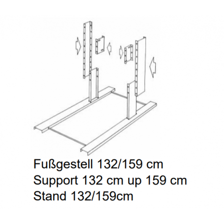 Support de suspension 132 cm / 159 cm d'origine - Réf: BW03