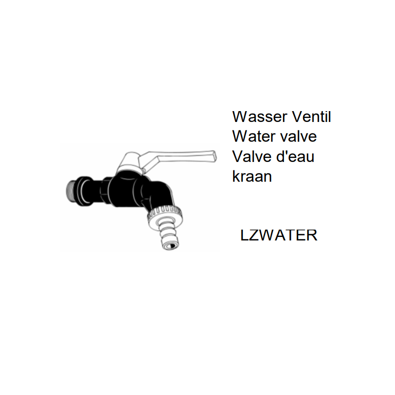 Valve d'eau d'origine - Réf: LZWATER