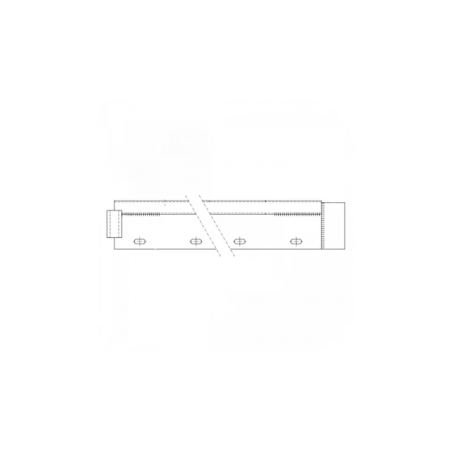 Clapet fin Racleur Combi Brouwers + PU bande 75 cm gauche - 5560-5496-005