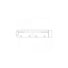 Clapet fin Racleur Combi Brouwers + PU bande 100 cm gauche - 5560-5496-002