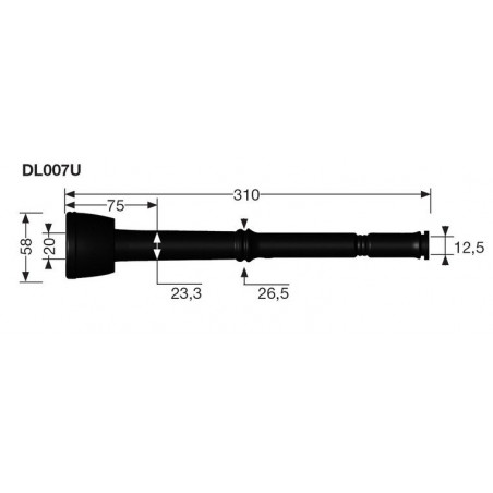 Manchon DL007U Ultraliner Milkrite DeLaval  (999007-03) (4x)
