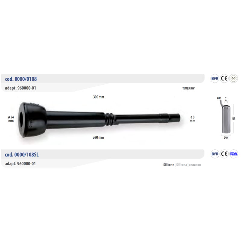 Manchon 0000/0108 SPAGGIARI pour Delaval 960000-01