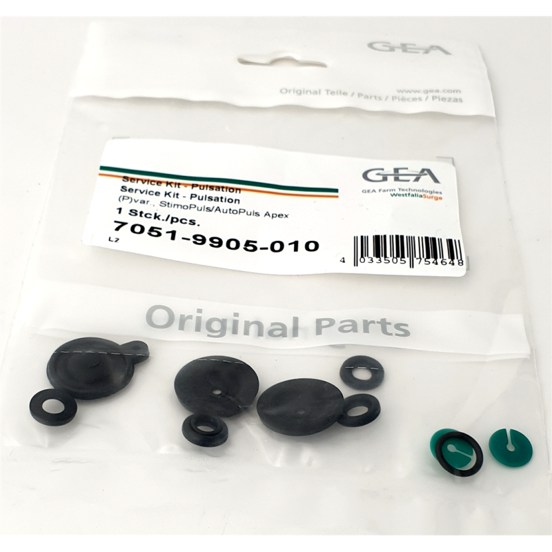 Service Kit Pulsation Simopuls/Autopuls Apex D'origine Gea 7051-9905-010